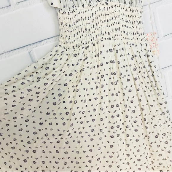 Free People Flared Boho Style Summer Milkmaid  Dress XS - Picture 4 of 6
